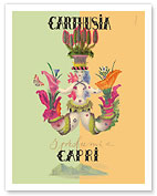 Mermaid of Capri - Carthusia Perfumes - c. 1962 - Fine Art Prints & Posters