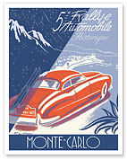 5th Grand Prix Monaco Auto Racing - Circuit de Monaco, Monte Carlo - Giclée Art Prints & Posters