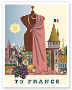 To France - c. 1955 - Fine Art Prints & Posters