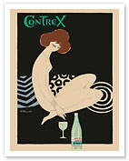 Contrex - Natural Mineral Water (Eau Minerale Naturelle) - c. 1970 - Fine Art Prints & Posters