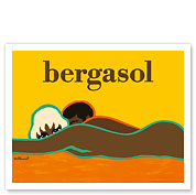 Bergasol - Italian Suntan Cream - c. 1970's - Fine Art Prints & Posters
