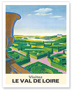 Visit the Loire Valley (Visitez Le Val De Loire) - French National Railway - c. 1967 - Fine Art Prints & Posters