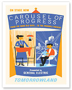 Disneyland - Tomorrowland’s Carousel of Progress - c. 1967 - Fine Art Prints & Posters