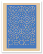 Peace - The Strike of 1969 - Anti Vietnam War Protest - c. 1968 - Fine Art Prints & Posters