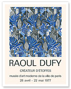 Raoul Dufy, Fabric Designer (Créateur D’étoffes) - Charlie Chaplin Design - 1977 - Giclée Art Prints & Posters