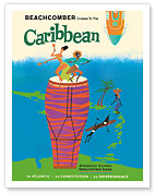 Caribbean Islands - Beachcomber Cruises - Calypso Dancers - c. 1964 - Fine Art Prints & Posters