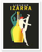 Liqueur Izarra - Bayonne, Cote Basque (Basque Country) - Gerriko Dancer - c. 1948 - Fine Art Prints & Posters