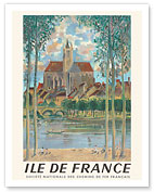 Island of France (Île-de-France) - French National Railways (SNCF) - c. 1958 - Fine Art Prints & Posters