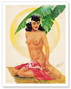 Hawaiian Nude Leilani - Fine Art Prints & Posters