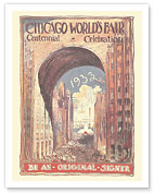 1933 Chicago World's Fair - Centennial Celebration - Be An Original Signer - Fine Art Prints & Posters