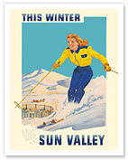 Sun Valley, Idaho - This Winter Skiing - Bald Mountain 