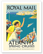 Atlantis Spring Cruises - Royal Mail Lines - c. 1936 - Fine Art Prints & Posters