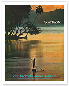 South Pacific - Pan American World Airways - c. 1971 - Fine Art Prints & Posters