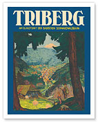 Triberg, Germany - At the Highlight of the Baden Black Forest Railway - c. 1930 - Fine Art Prints & Posters