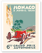 6th Monaco Grand Prix 1934 - Formula One - Fine Art Prints & Posters