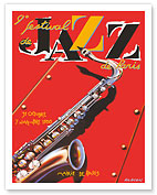 9th Paris Jazz Festival (9° Festival de Jazz de Paris) 1988 - Fine Art Prints & Posters