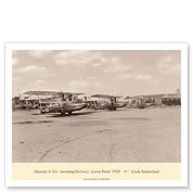 Sikorsky S-36's - Awaiting Delivery - Curtis Field Texas 1928 - Pan American Airways - Giclée Art Prints & Posters
