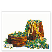 A Lei Never Forgotten - Hawaiian Leis, Koa Wood Bowls - Fine Art Prints & Posters
