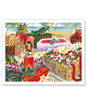 Hau'oli La Hanau (Happy Birthday) - Hawaiian Beach Birthday Party - Fine Art Prints & Posters