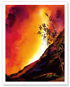 Kilauea Glow - Hawaiian Volcano - Pele, Goddess of Fire - Fine Art Prints & Posters