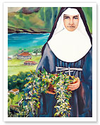 Mother Marianne - Hawaiian Saint of Kalaupapa Molokai Leper Settlement - Fine Art Prints & Posters