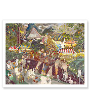 Punahou Carnival - Hawaiian Animals at the Punahou School Carnival! - Fine Art Prints & Posters