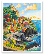 Manarola, Italy - Cinque Terre Coastal Town - Italian Riviera - Fine Art Prints & Posters