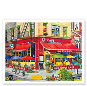 Bus Stop Cafe - New York City - Fine Art Prints & Posters