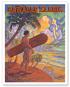 Hawaiian Islands - Nalu Kane - Fine Art Prints & Posters