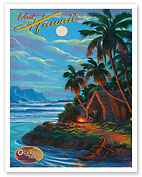 Visit Hawaii - Travel with Oceanic Steamship Company - Fine Art Prints & Posters