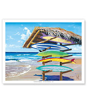 Stacked - Surfboard Art - Fine Art Prints & Posters