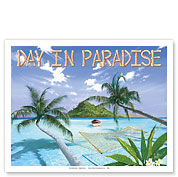 Day in Paradise - Caribbean Island Paradise - Fine Art Prints & Posters