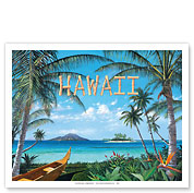 Tropic Travels Hawaii - Hawaiian Paradise Ocean View - Fine Art Prints & Posters