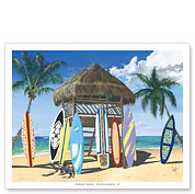 Our Gang - Surfboard Art - Fine Art Prints & Posters