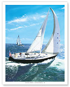 Yachta Tachta - Yacht Sailboat - Fine Art Prints & Posters