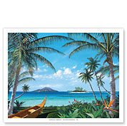 Tropic Travels - Hawaiian Paradise Ocean View - Fine Art Prints & Posters