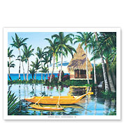 My Taxi - Hawaiian Outrigger Canoe - Fine Art Prints & Posters