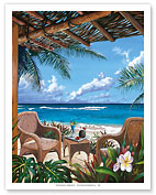 Paradise Porch - Hawaiian Ocean View - Fine Art Prints & Posters