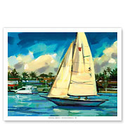 Newport Beach, California - Sailing - Fine Art Prints & Posters