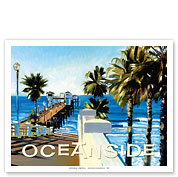 Oceanside Beach Pier, California - Fine Art Prints & Posters
