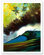 Pitching Wave - Tropical Surf - Fine Art Prints & Posters