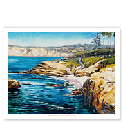 Shell Beach - La Jolla, California - Coastal Landscape - Fine Art Prints & Posters