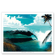 Tropical Tube - Breaking Wave - Surf - Fine Art Prints & Posters