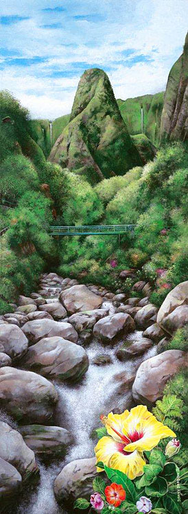 Iao Valley Needle, Maui - Fine Art Giclee Canvas Prints