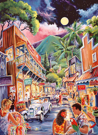 Lahainaluna Art Night - Limited Edition Giclee Art Prints