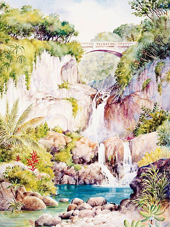 Seven Pools - Limited Edition Giclee Art Prints