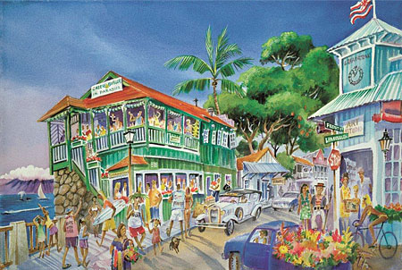 Cheeseburger in Paradise - Limited Edition Watercolor Giclée Art Print