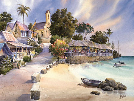 Coconut Club - Limited Edition Giclee Art Prints