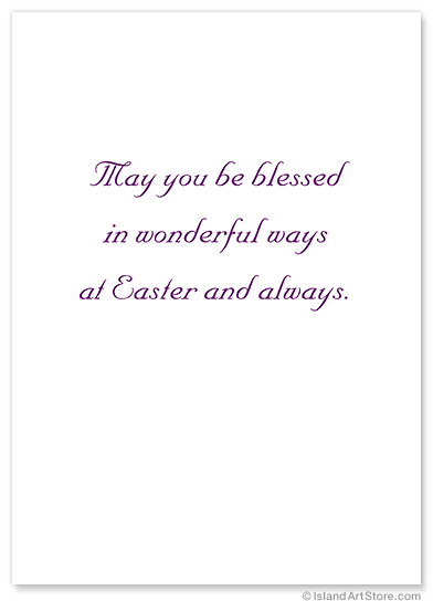 Inside Easter Card Greeting