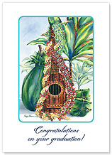 Mele Pua - Hawaiian Collectors Edition Greeting Cards - Graduation Cards